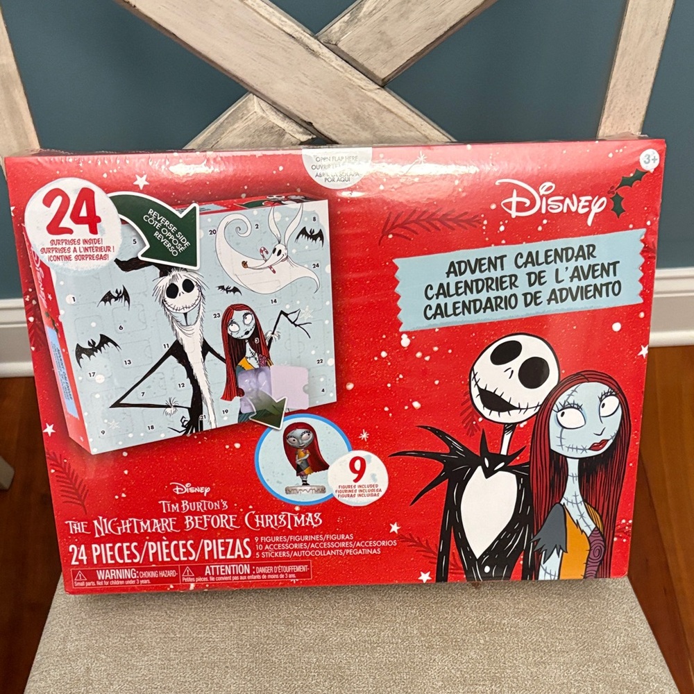 Disney The Nightmare Before Christmas Advent Calendar - Red and Black
